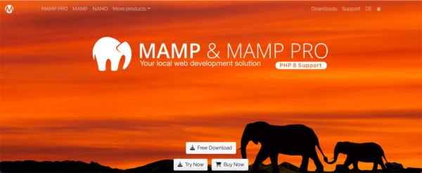 MAMP公式サイトの画像